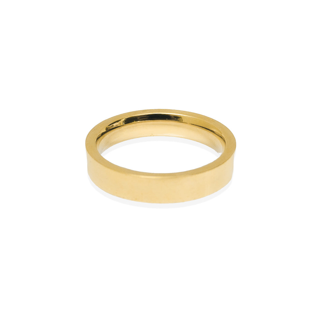 90s Band Ring - Gold