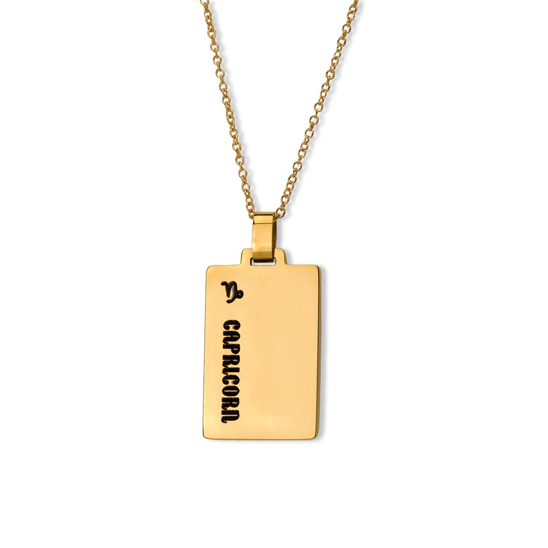 Capricorn Necklace - Gold