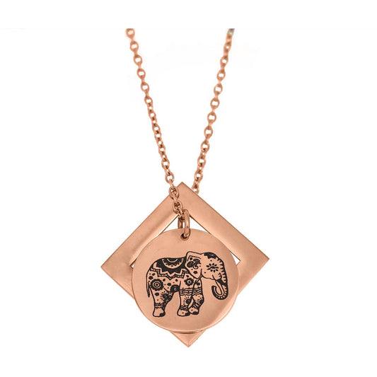 Enchanted Elephant and Diamond Pendant -  Customise