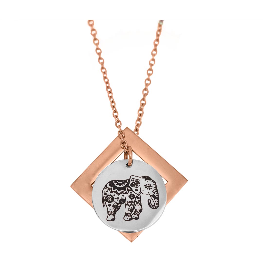 Enchanted Elephant and Diamond Pendant -  Customise