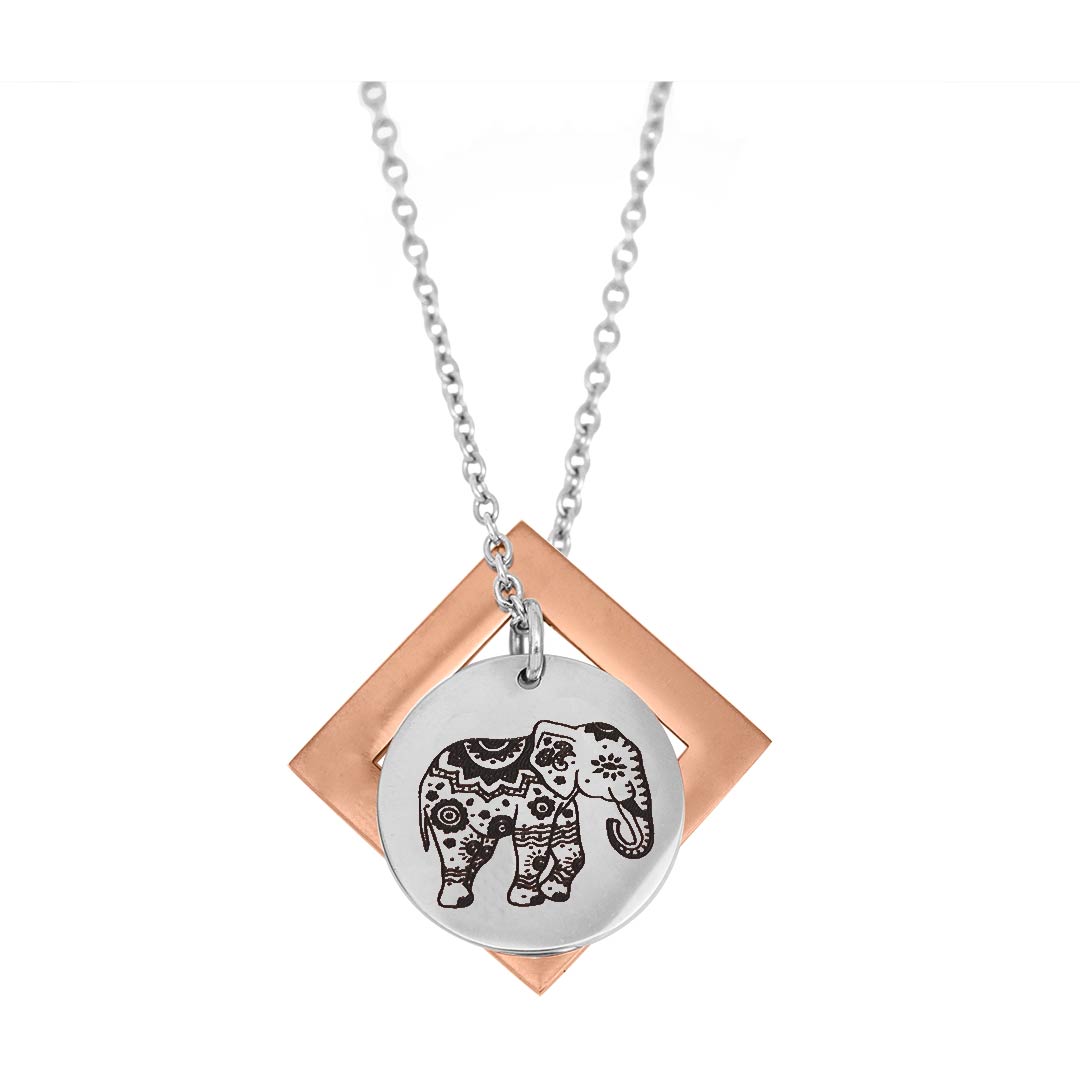 Enchanted Elephant and Diamond Pendant -  Customise