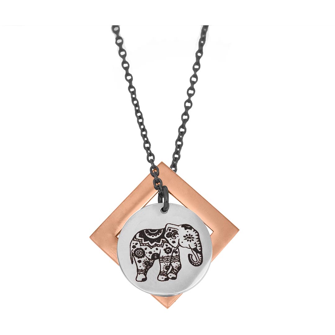 Enchanted Elephant and Diamond Pendant -  Customise