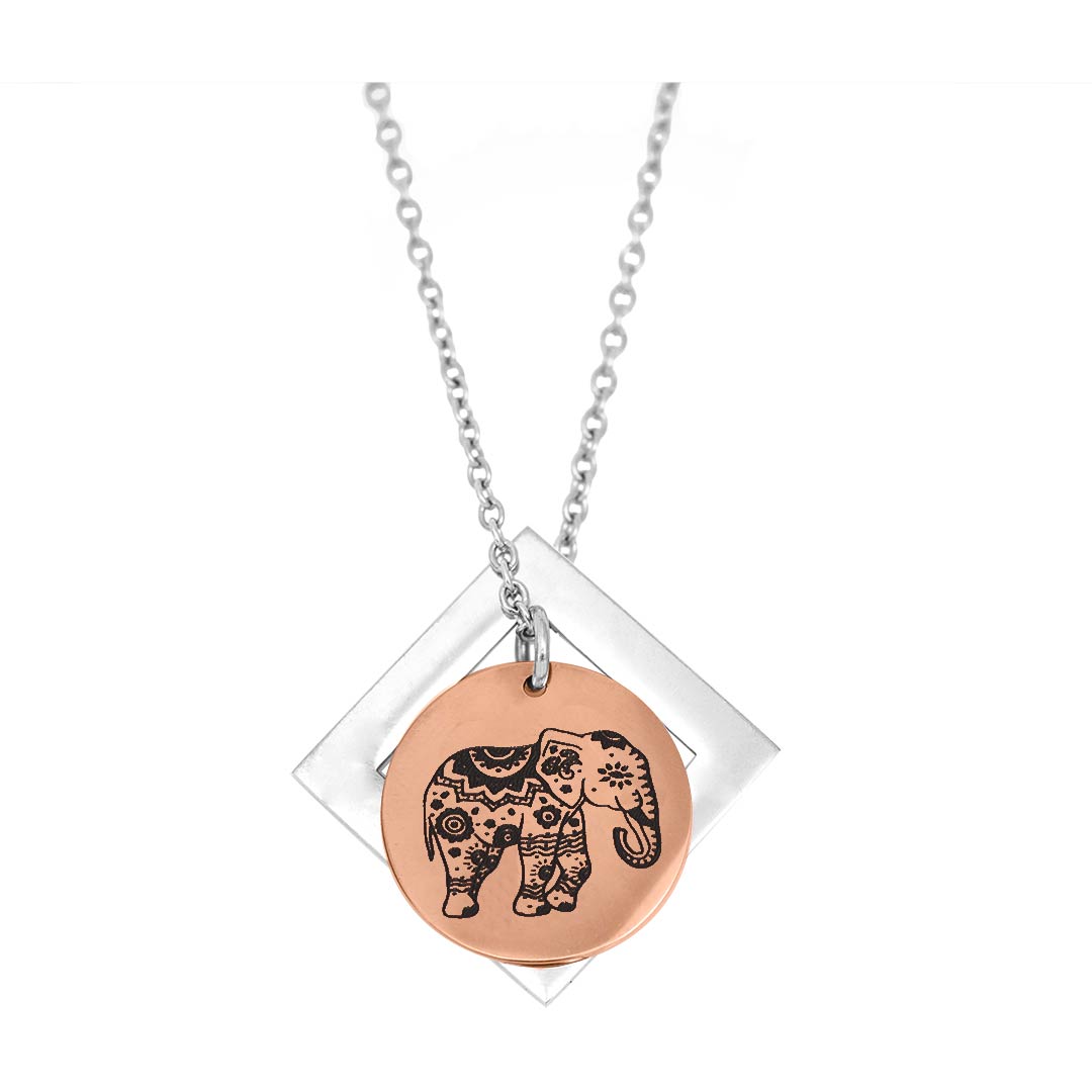 Enchanted Elephant and Diamond Pendant -  Customise