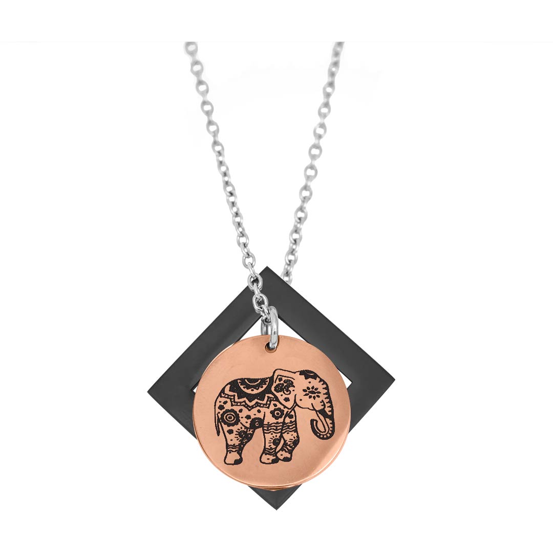 Enchanted Elephant and Diamond Pendant -  Customise
