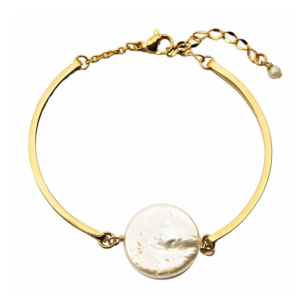 Enchantment Pearl Bracelet - Gold and Pearl