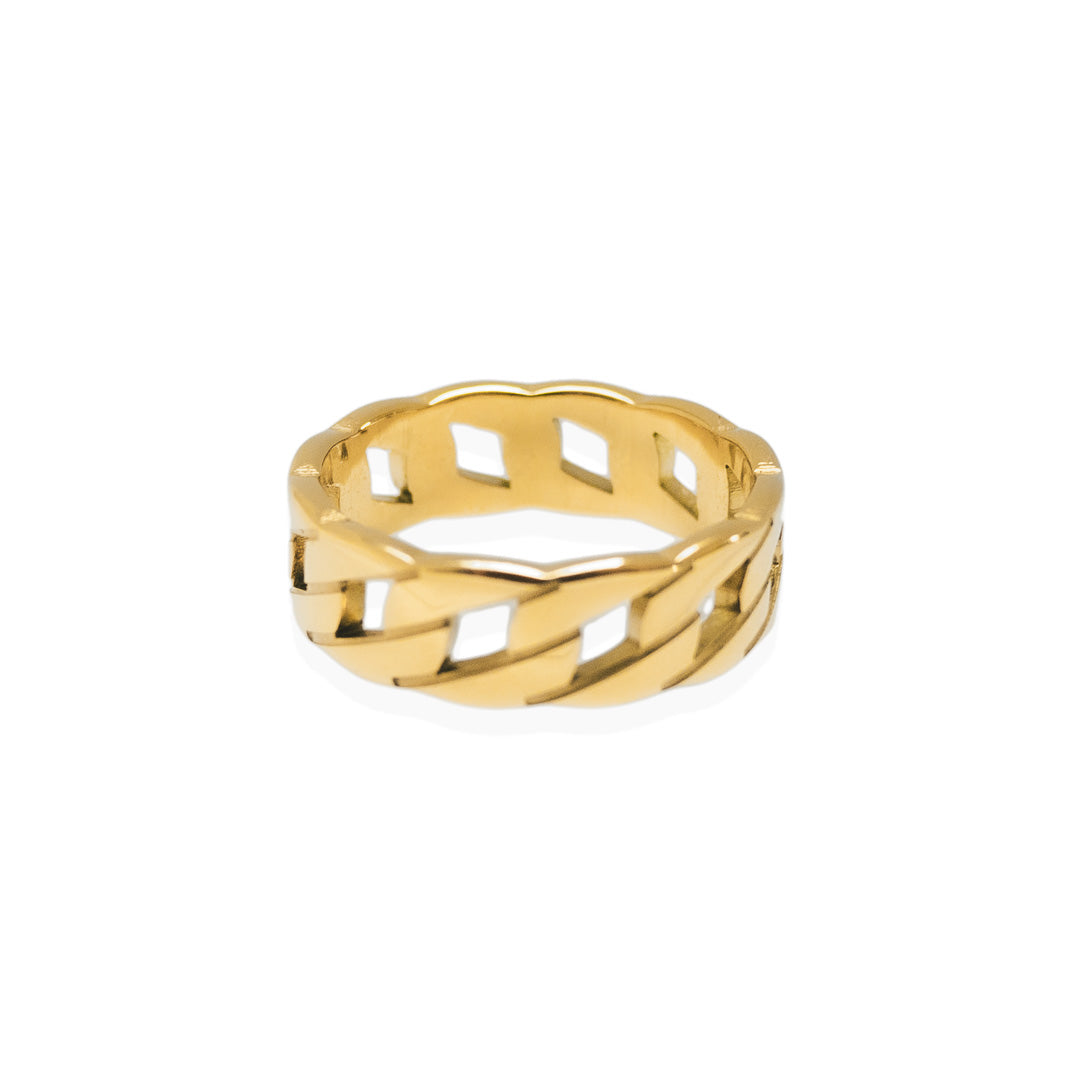 Gold Link Ring - Gold