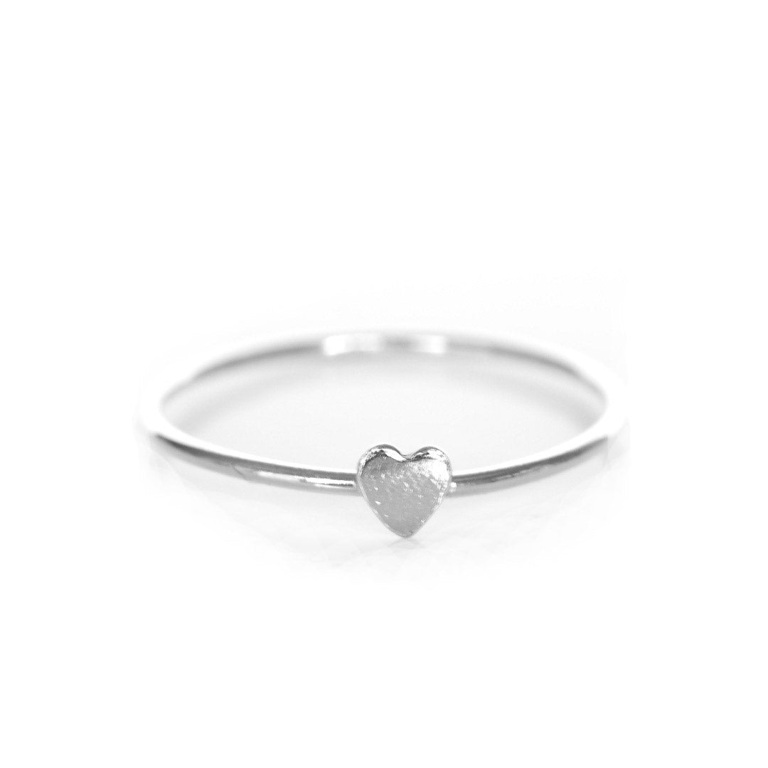 Heart Ring Mini - Silver