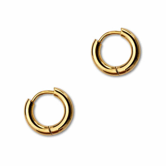 Huggie Hoop Earrings 11mm - Gold