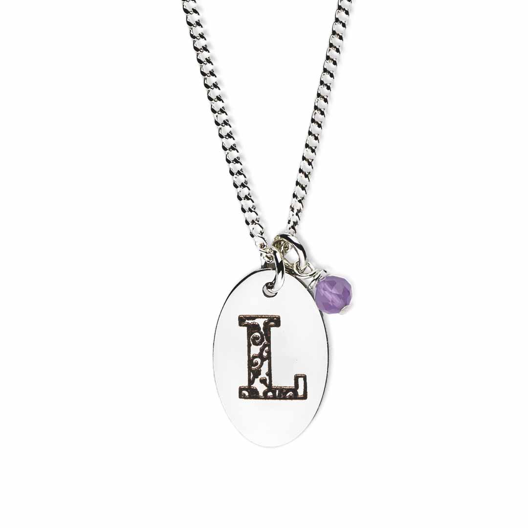 Birthstone-love-letter-l-silver amethyst