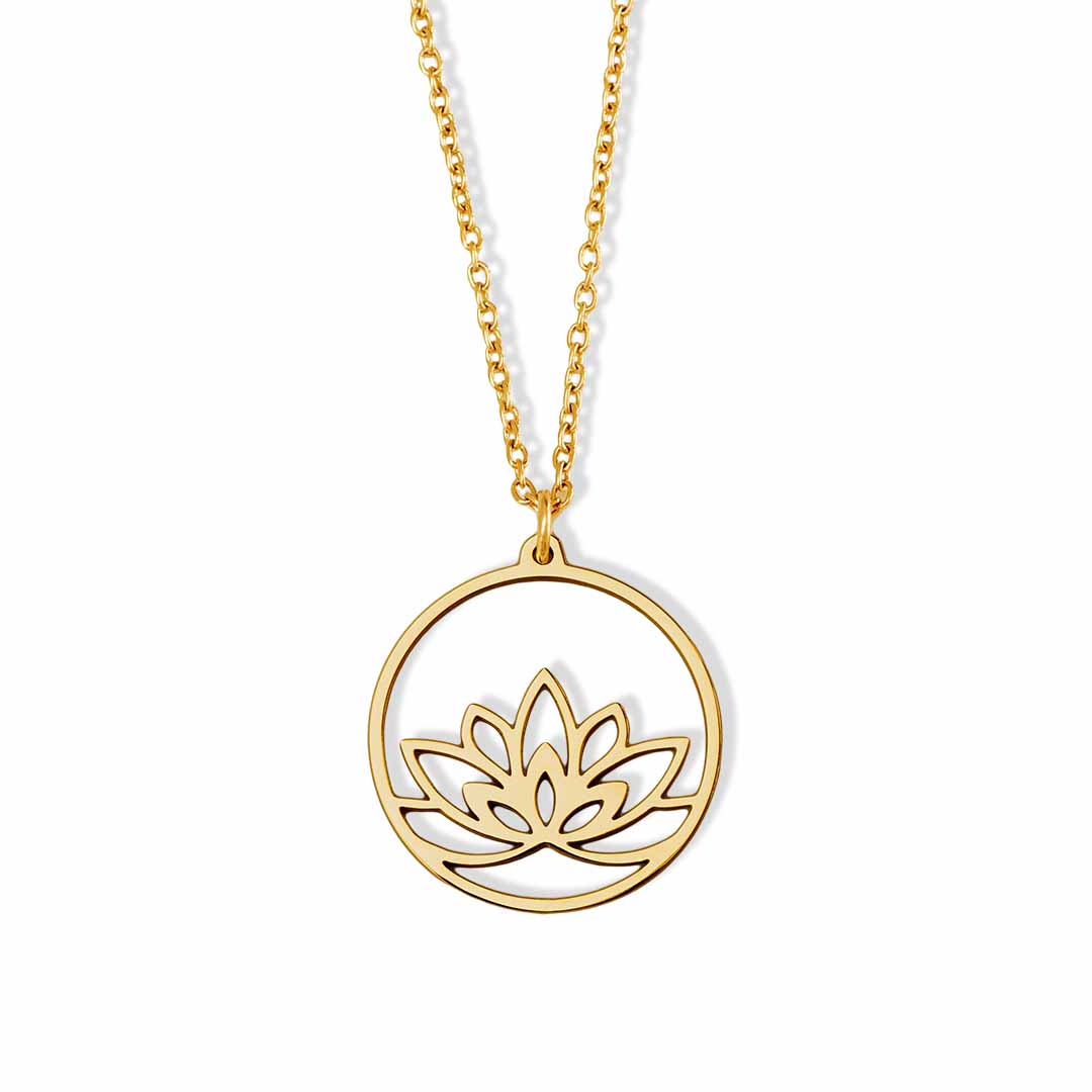 Lotus Pendant - Gold