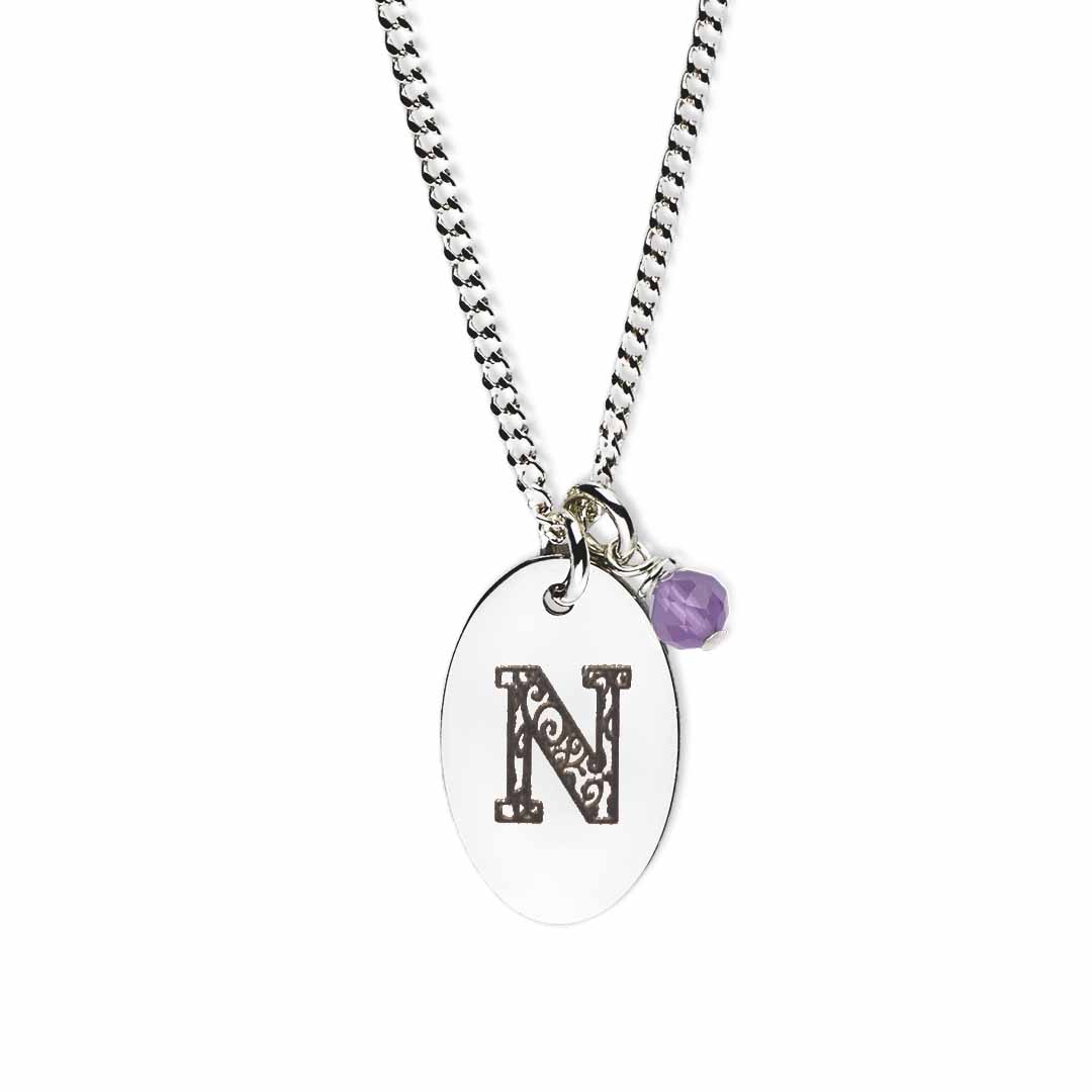 Birthstone-love-letter-n-silver amethyst