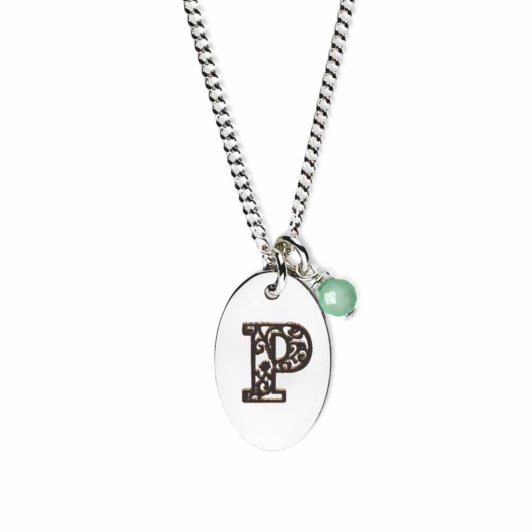 Birthstone-love-letter-p-silver emerald