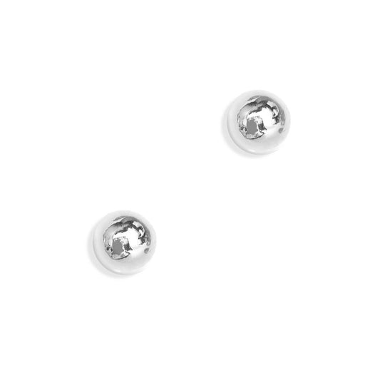 Perfect Dot Earrings - Silver