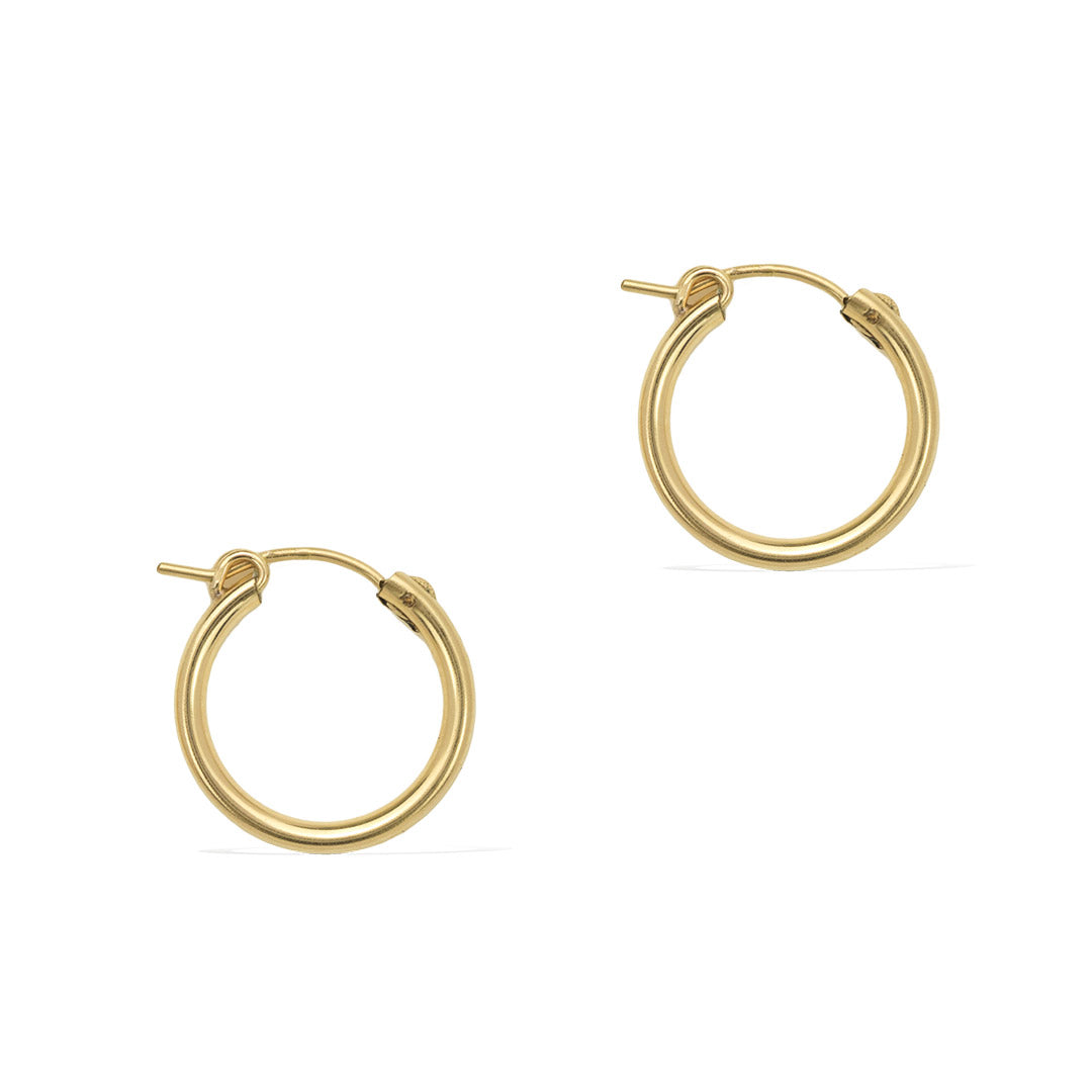 Perfect Hoop Earrings 19mm - Gold