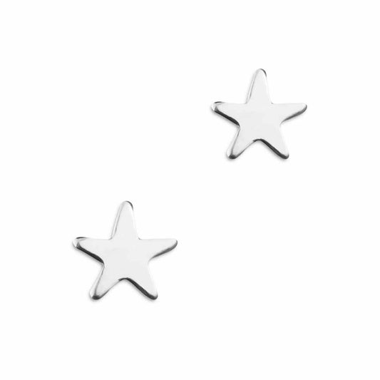 Starry Night Stud Earrings - Silver