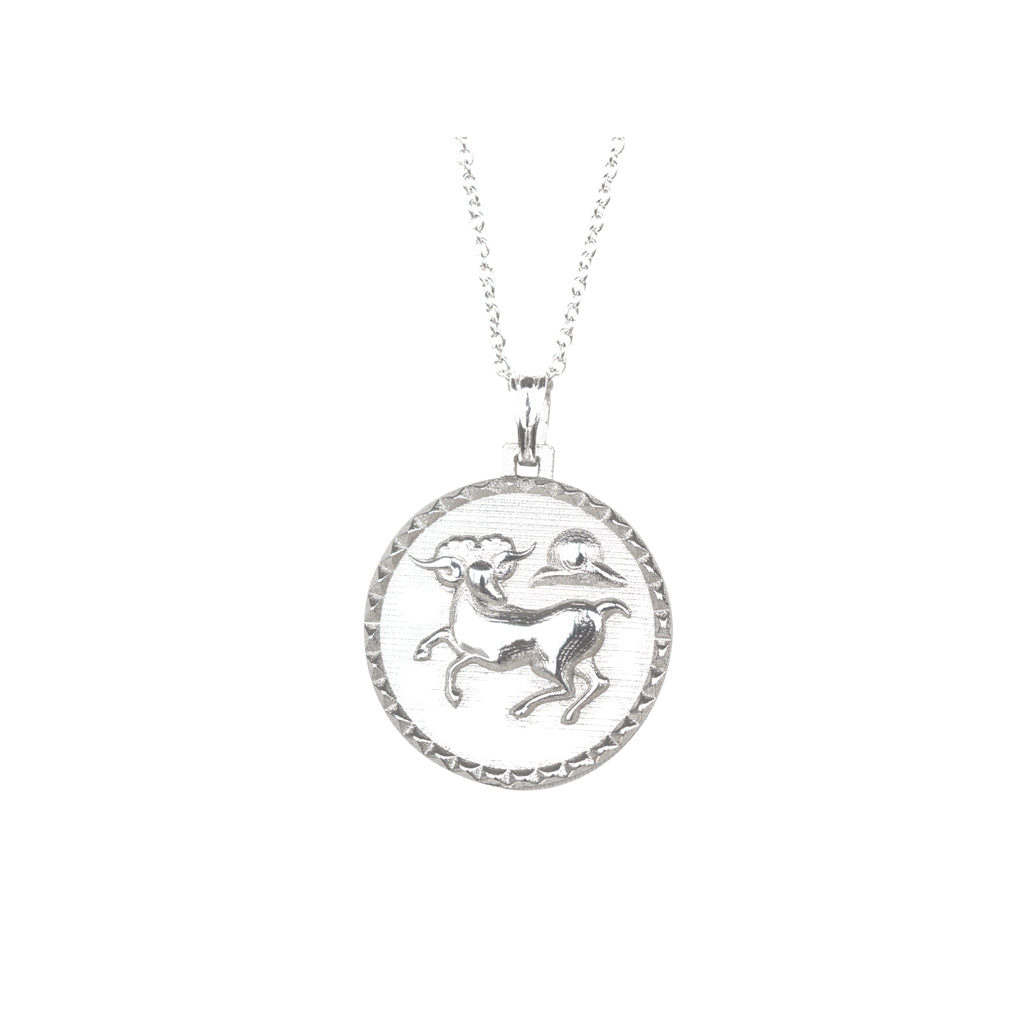 The Aries star sign necklace pendant sterling silver jewellery
