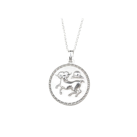 The Aries star sign necklace pendant sterling silver jewellery