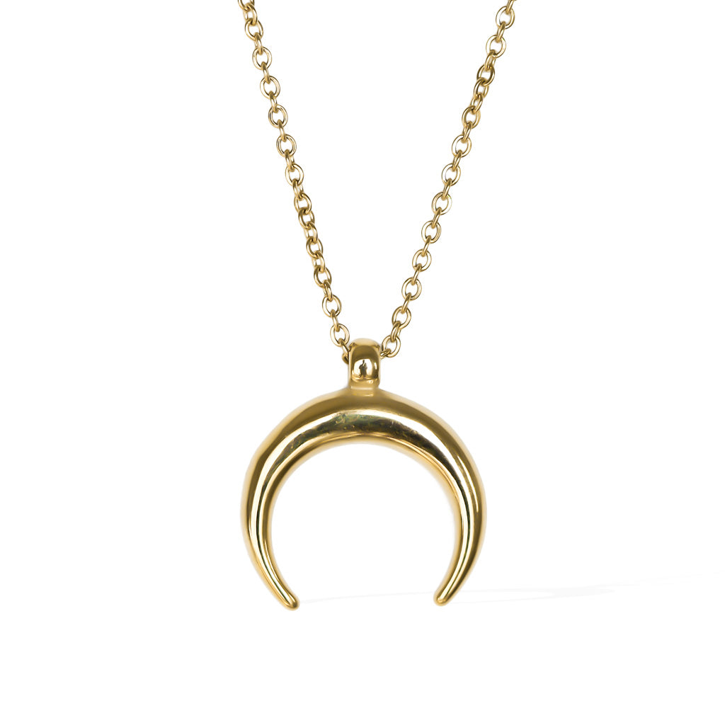 The Crescent Necklace - Gold