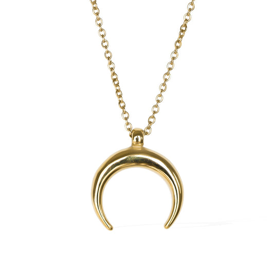 The Crescent Necklace - Gold