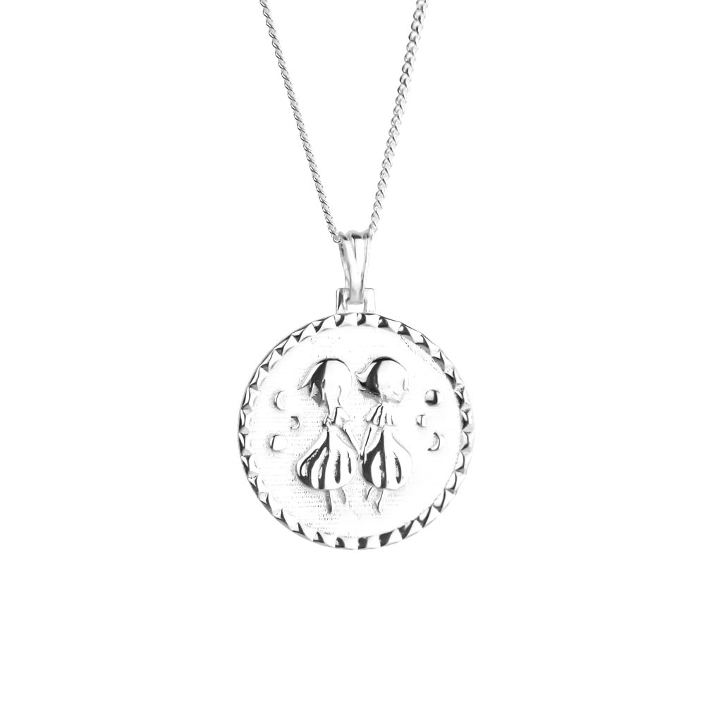 The Gemini star sign necklace pendant sterling silver jewellery