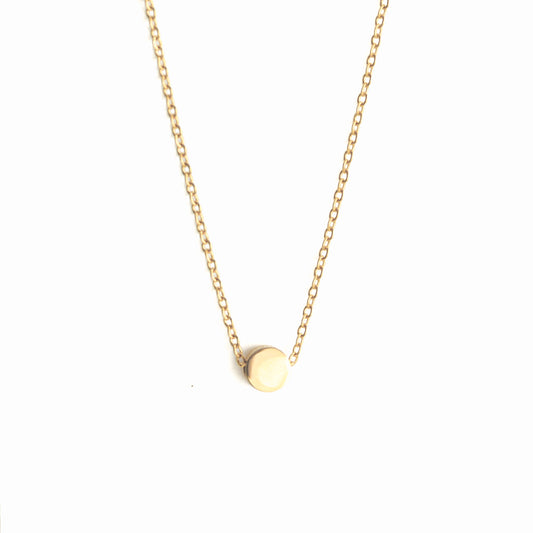Tiny Dot Necklace - Gold