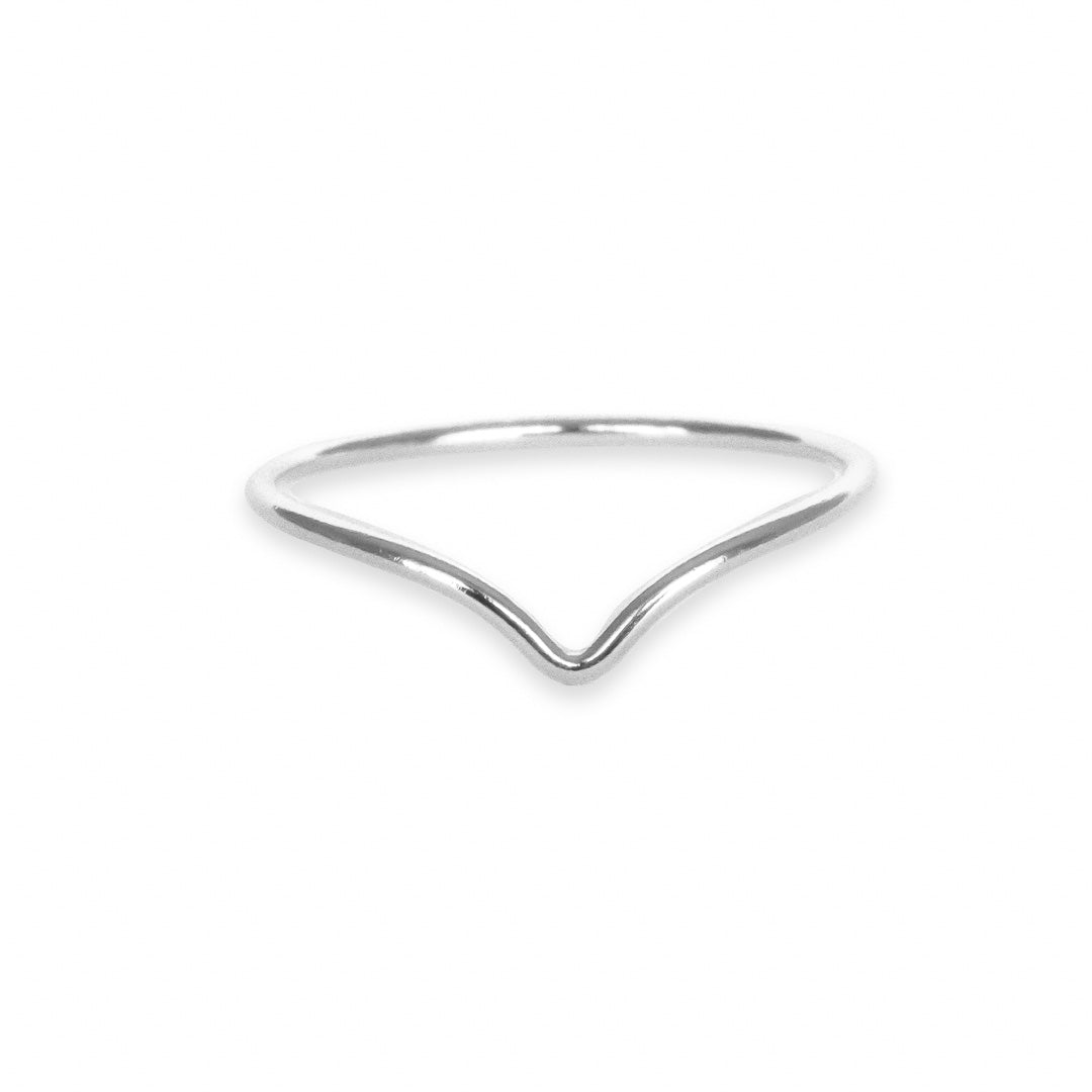 Wishbone Mini Ring - Silver