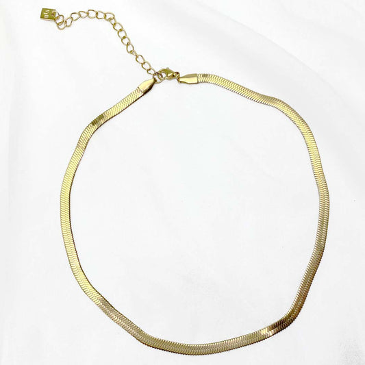 Medusa Snake Chain - Gold top