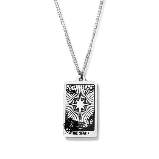 Tarot Star necklace pendant sterling silver jewellery